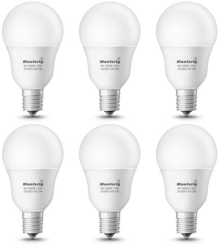 Maelsrlg E17 LED bulb ideal for ceiling fan lighting applications.