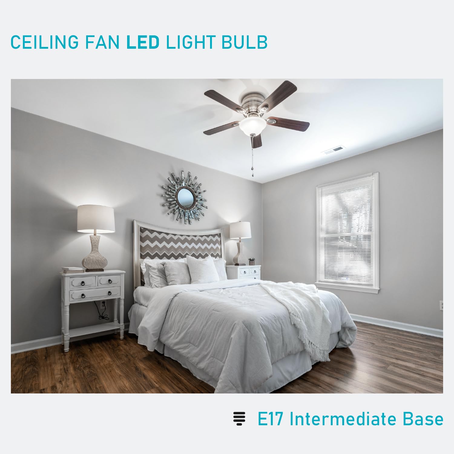 Maelsrlg E17 LED bulb uses eco-friendly, recyclable materials.