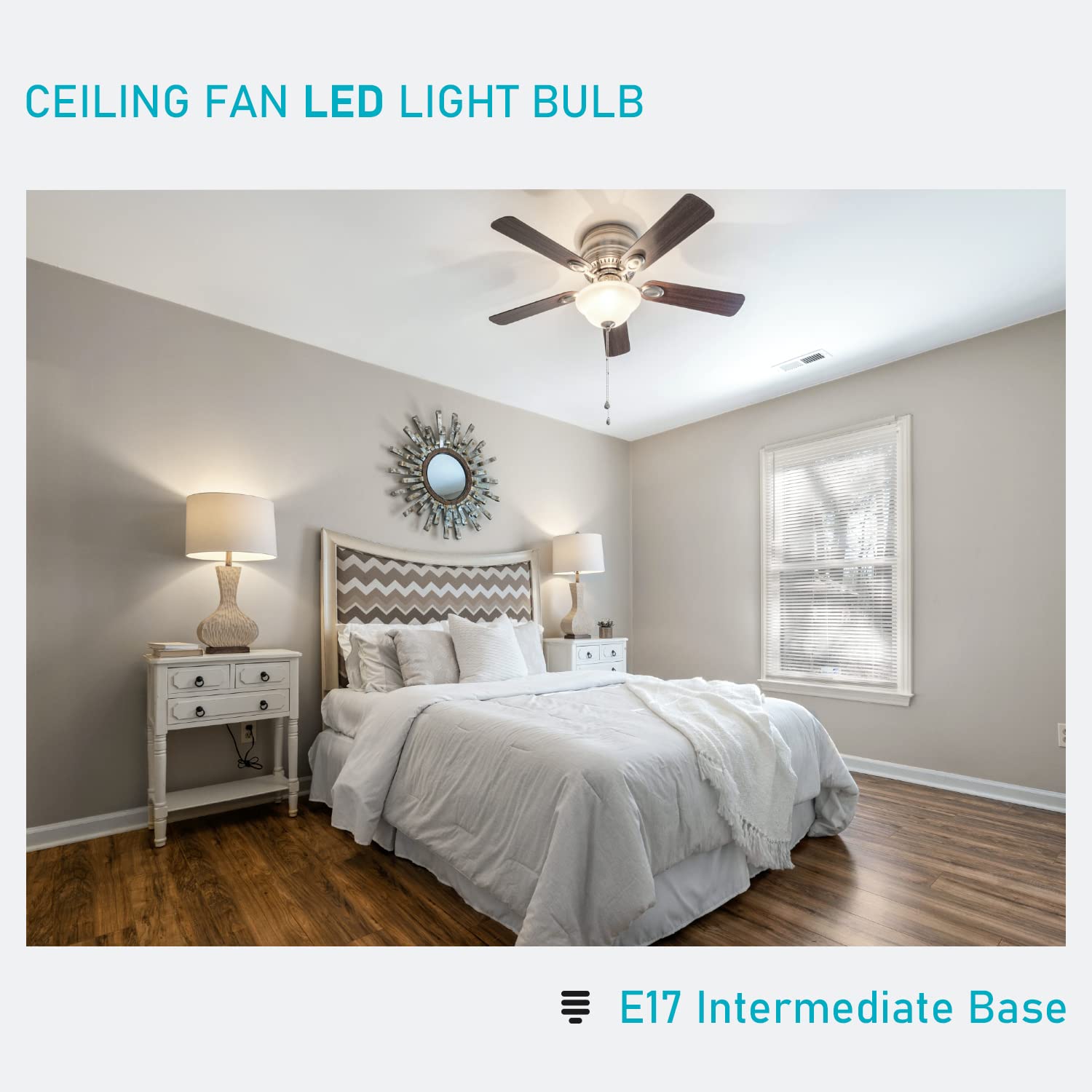 Long-lasting Maelsrlg E17 LED bulb with 20,000+ hours.