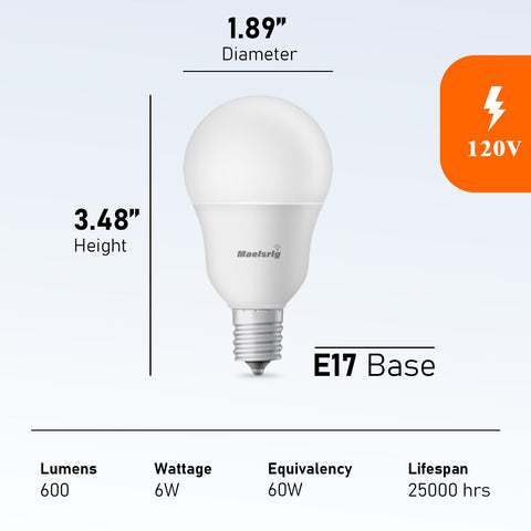 Maelsrlg non dimmable LED bulb delivers instant full brightness