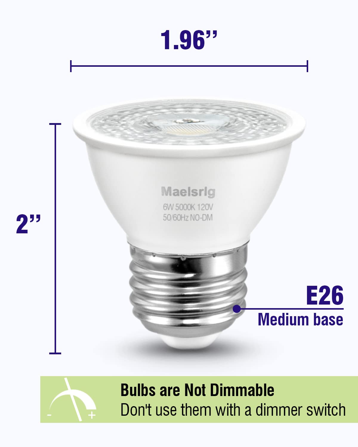 Maelsrlg PAR16 45-beam angle highlights pieces without glare.