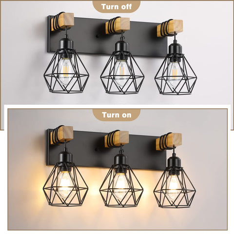 Maesta rustic sconce wall light for living room or hallway