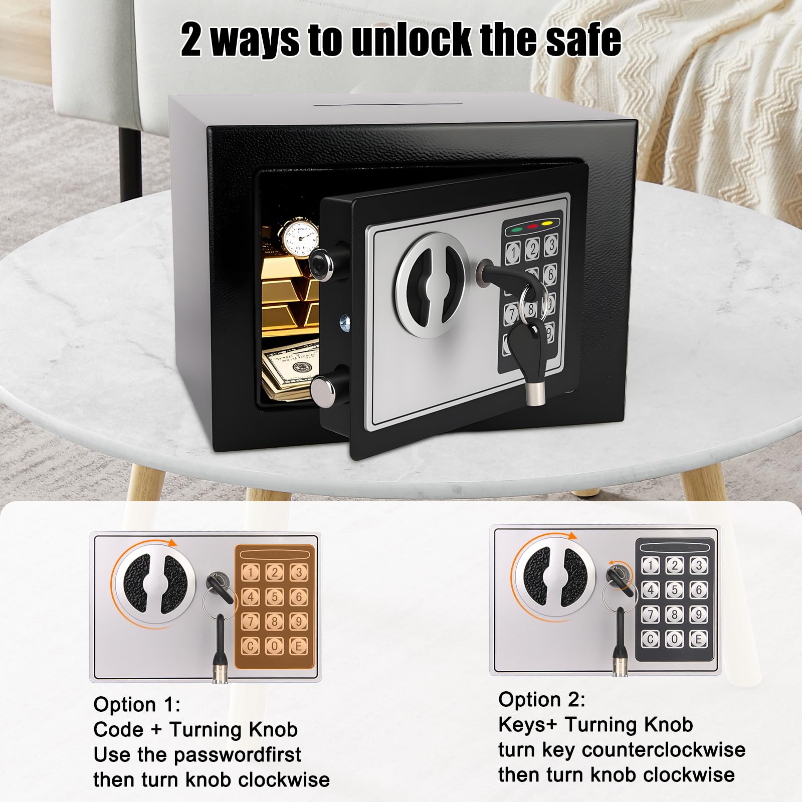 MAESTON mini safe wall-mount kit enables discreet installation