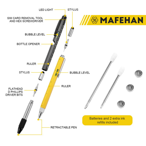 MAFEHAN ruler and bubble level for quick checks