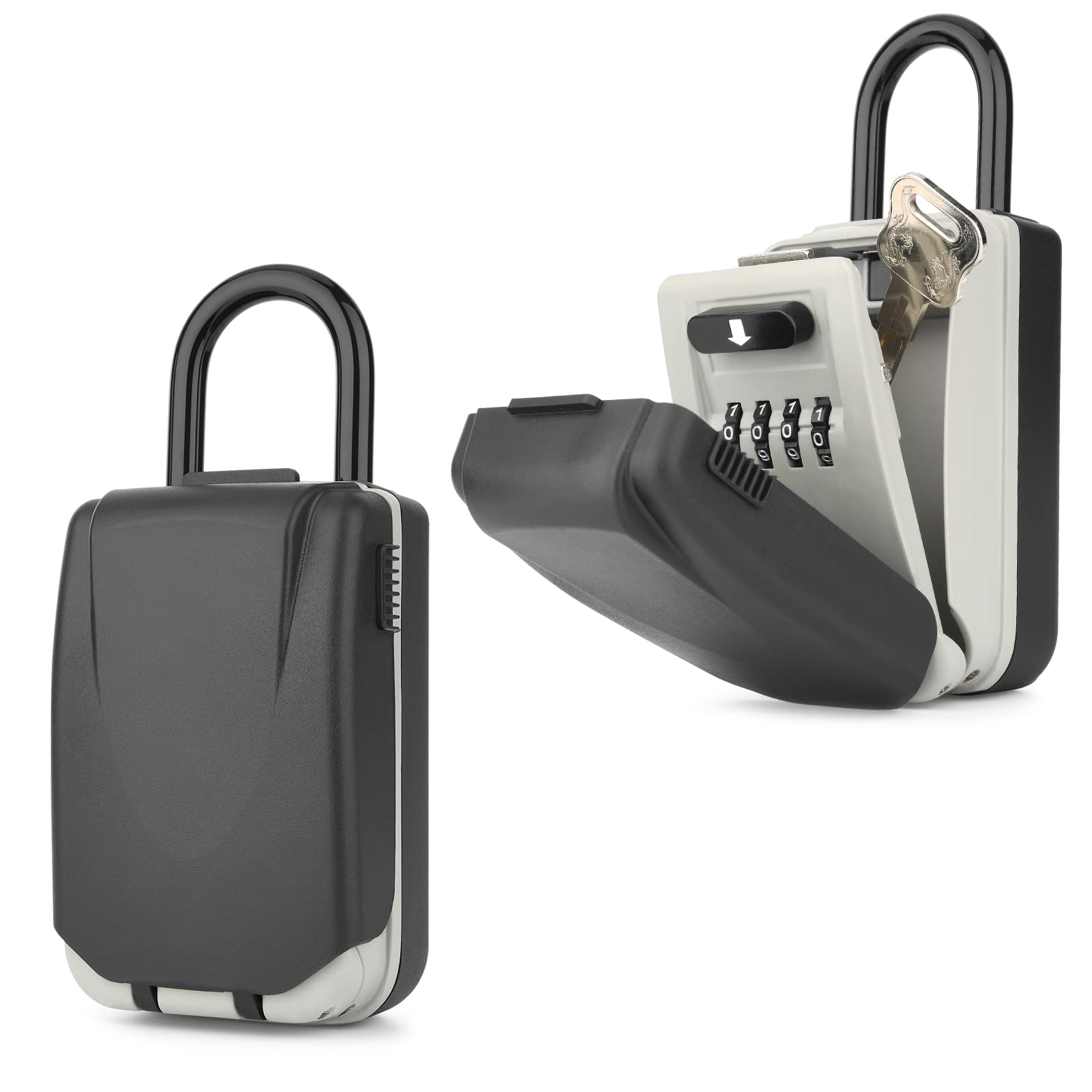 mafiti key lock box outside front view showing secure outdoor key storage