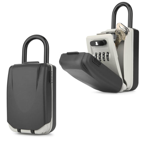 mafiti key lock box outside front view showing secure outdoor key storage
