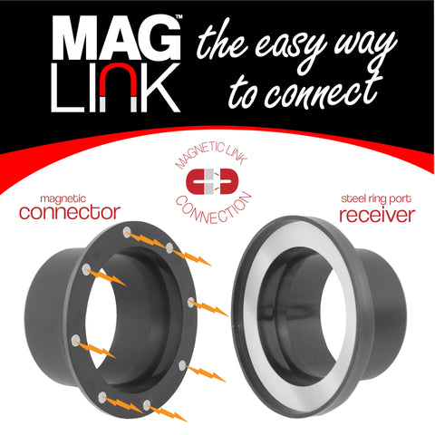 Mag Link 4in hose clamp ensures a snug, reliable connection when needed.