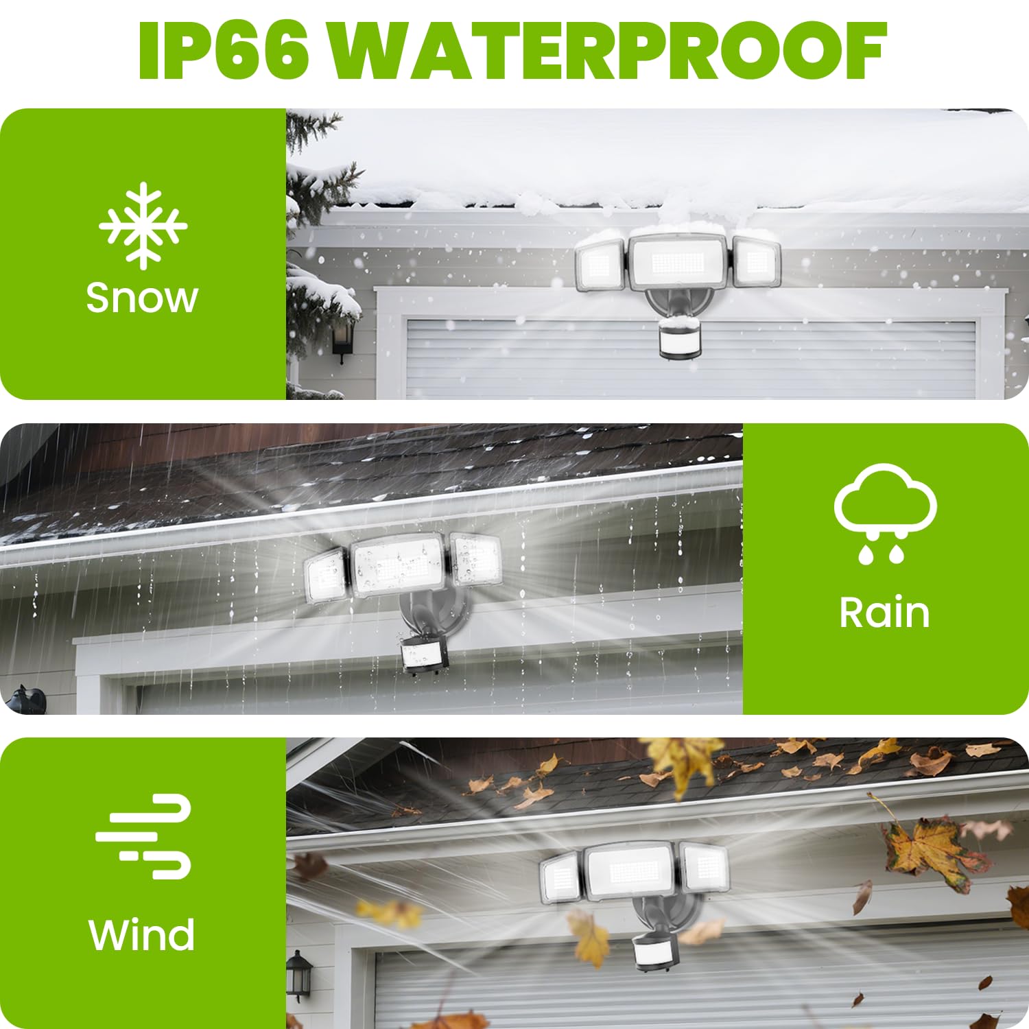 MAGAGUVU beam-angle adjustable flood light with multiple heads