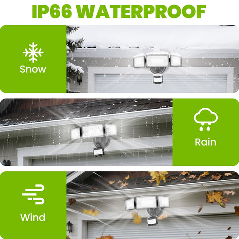 MAGAGUVU beam-angle adjustable flood light with multiple heads