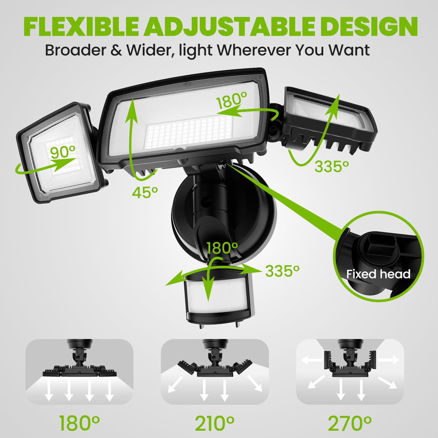 MAGAGUVU daylight 6500K flood light with remote control