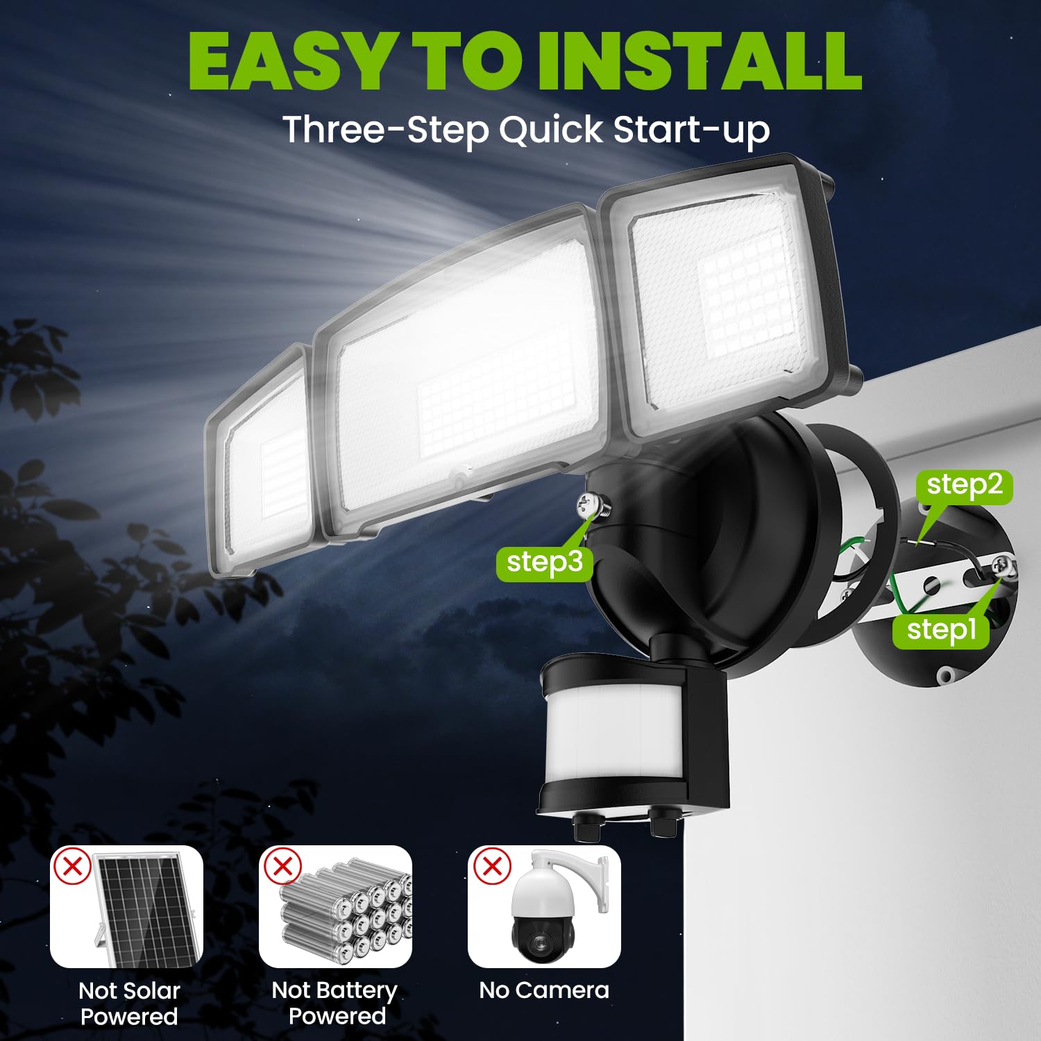 MAGAGUVU outdoor lighting for yard, garage, and stadium areas