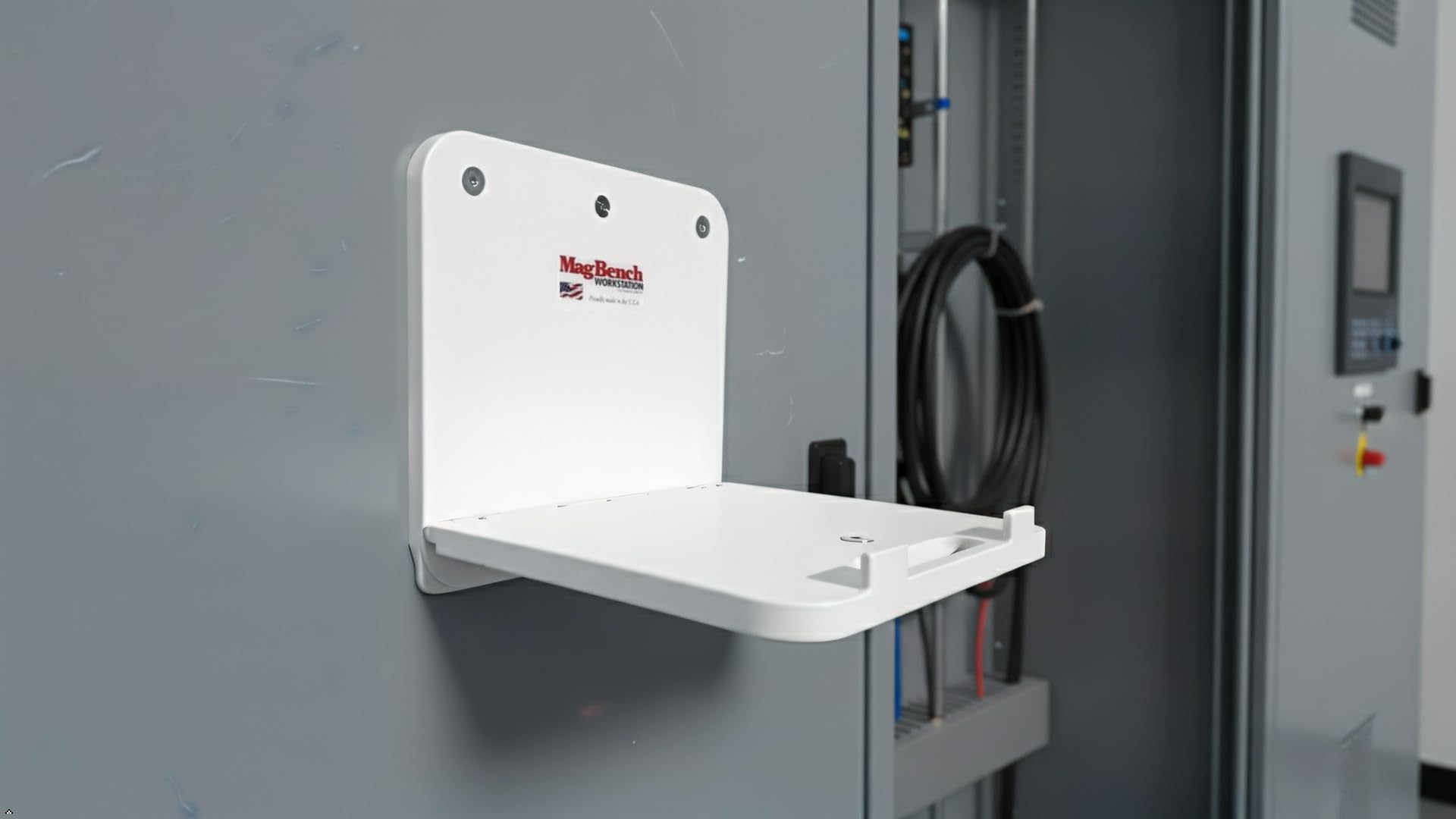 MagBench Workstation Standard side view showing compact profile