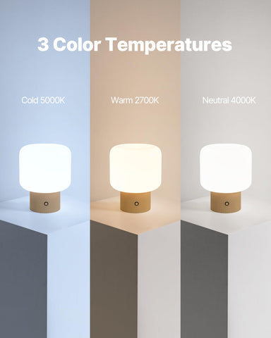Dimmable touch control on MAGCHARM Halo Mushroom Lamp for reading and relaxing.