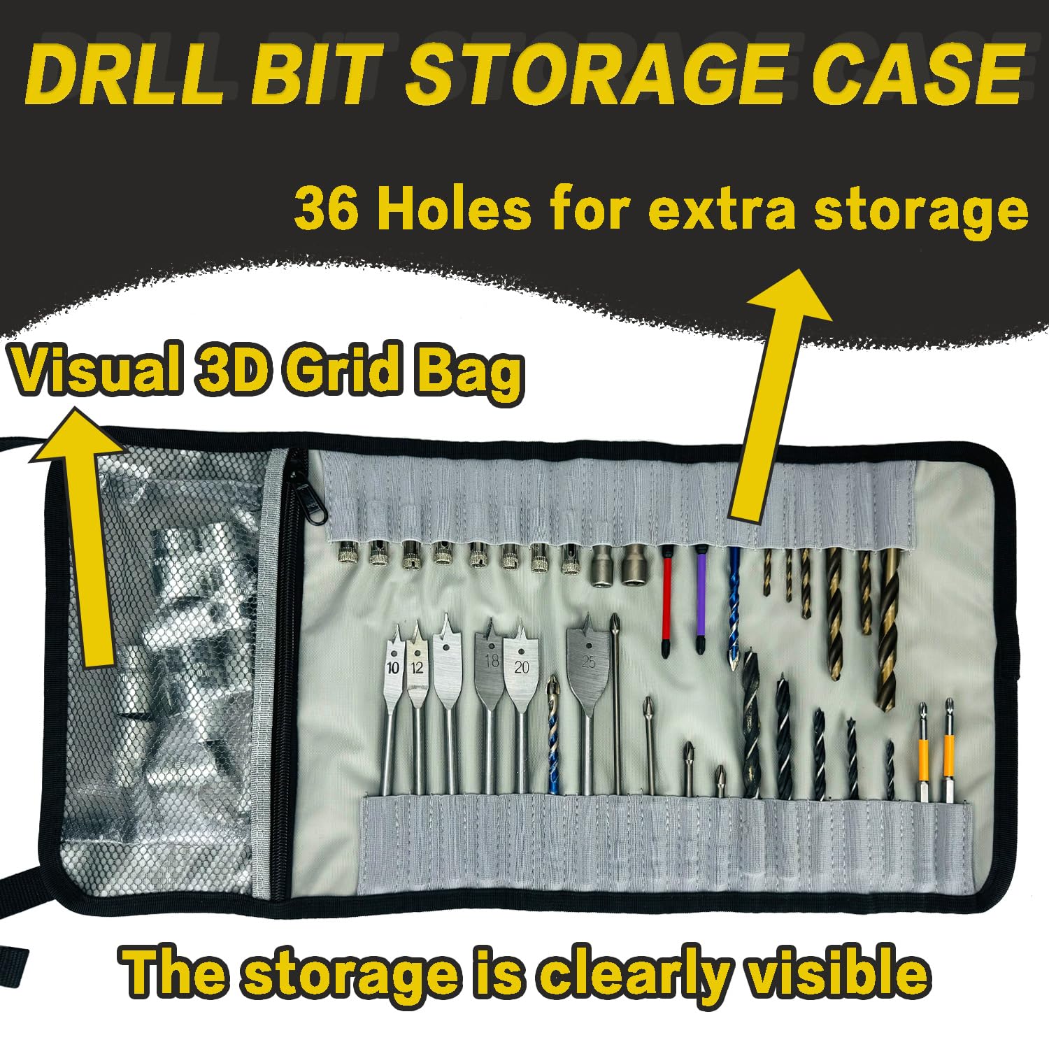 Magg Hevi bag unrolled showing 21.7 by 10.3 inch layout for full tool setup