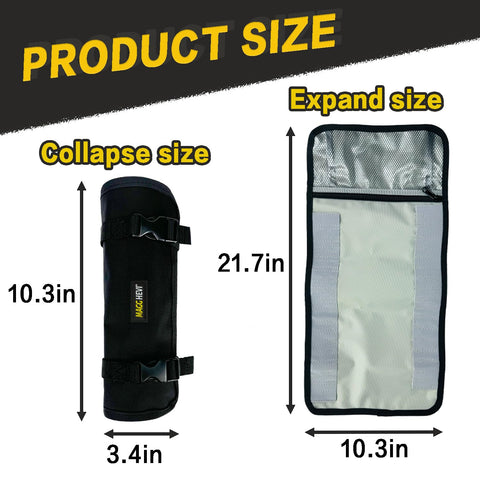 Magg Hevi internal elastic straps keep tools secured during transport