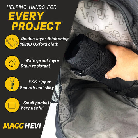 Magg Hevi premium Oxford fabric highlights durable, water-resistant construction