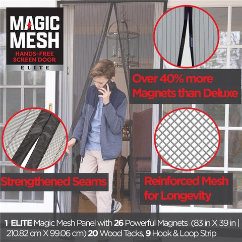 Magic Mesh Elite durable mesh combines strength and airflow for busy homes.
