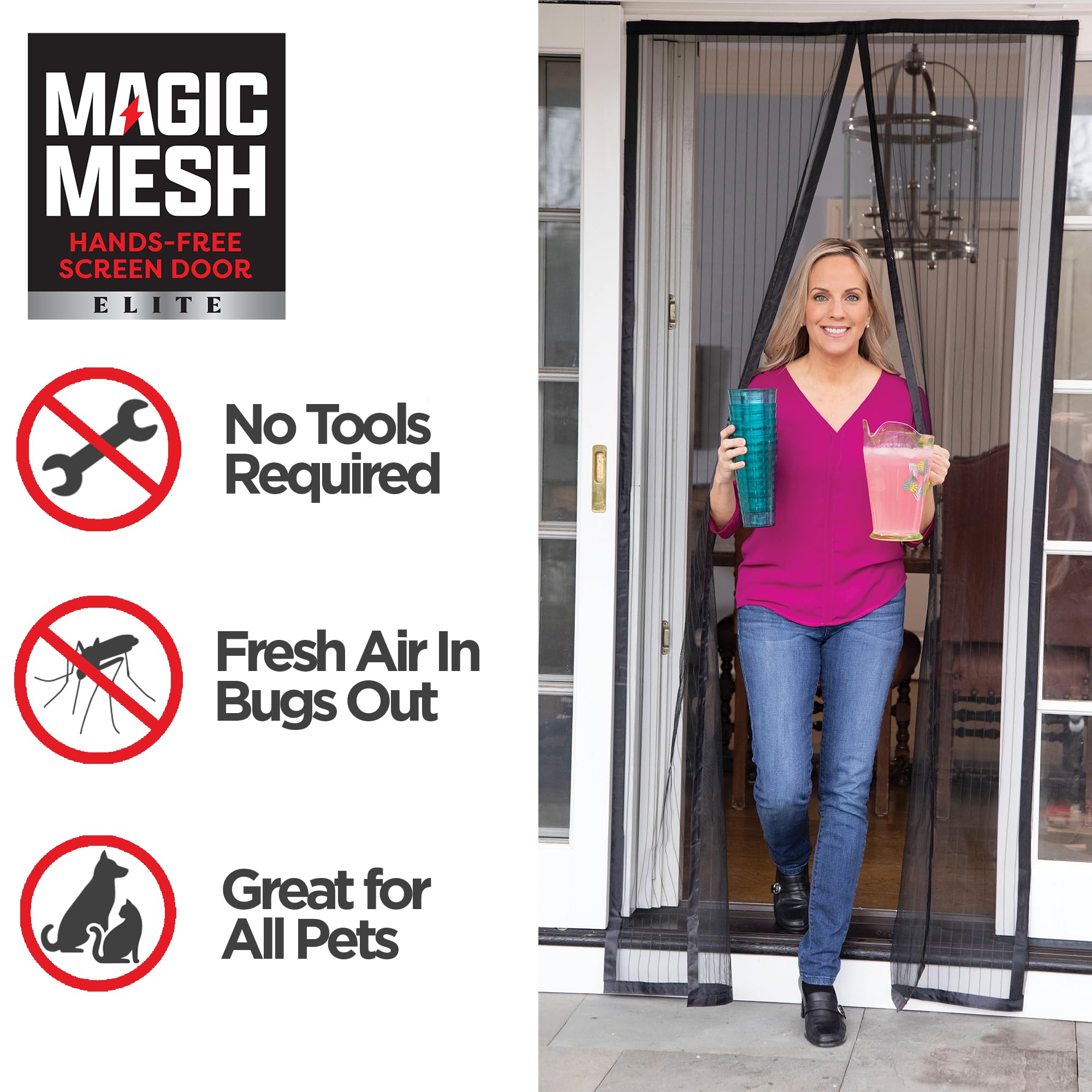 Magic Mesh Elite is the original trusted door screen used by millions.