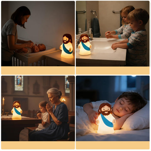 Magical JD child-safe soft silicone night light is durable and easy to clean