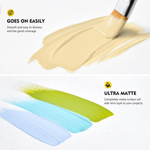 Magicfly included nylon and hog brushes for smooth, even application on projects.