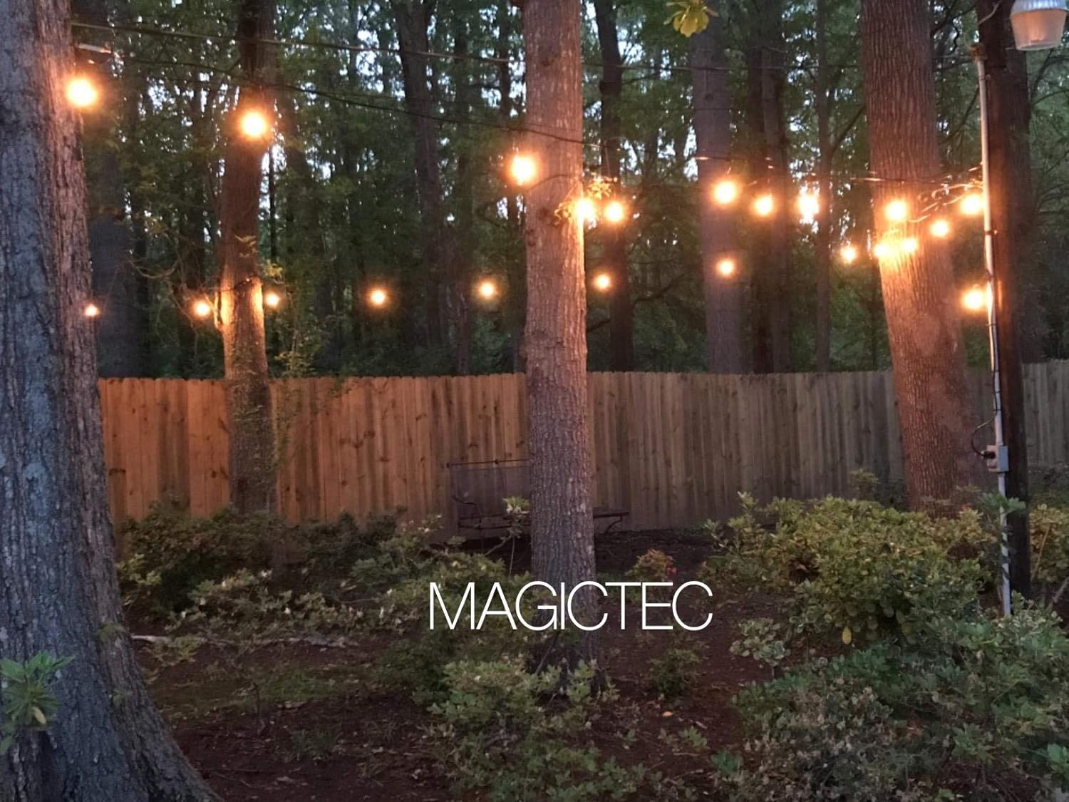 Magictec commercial-grade outdoor lights are built for year-round use.