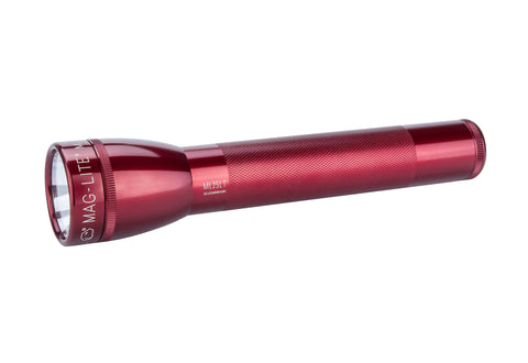 Close-up of MagLite 3C aluminum construction for durability and steady performance
