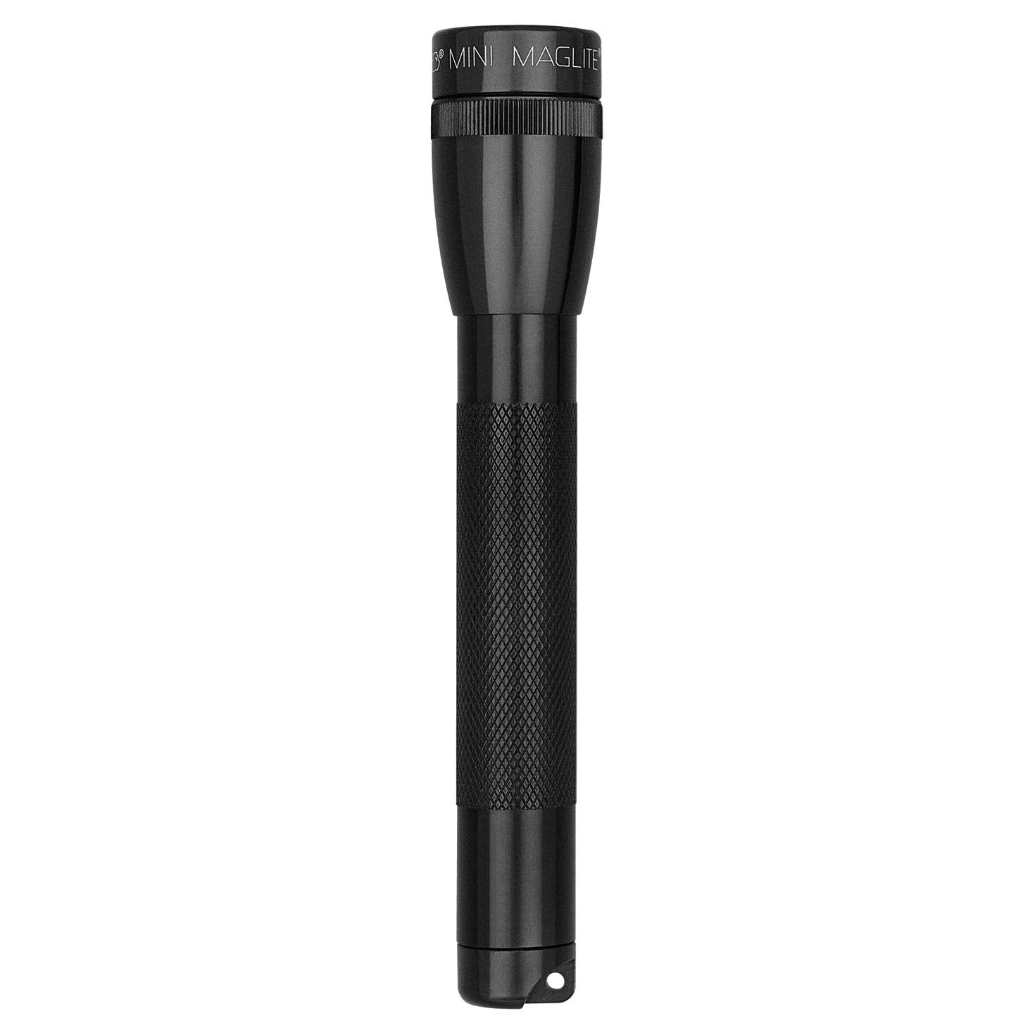 MagLite M2A01C AA mini flashlight beam focus demonstration from spot to flood.