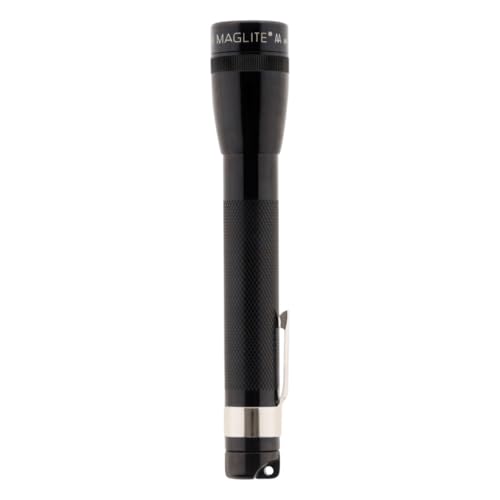MagLite M2A01C AA mini flashlight with accessories included.