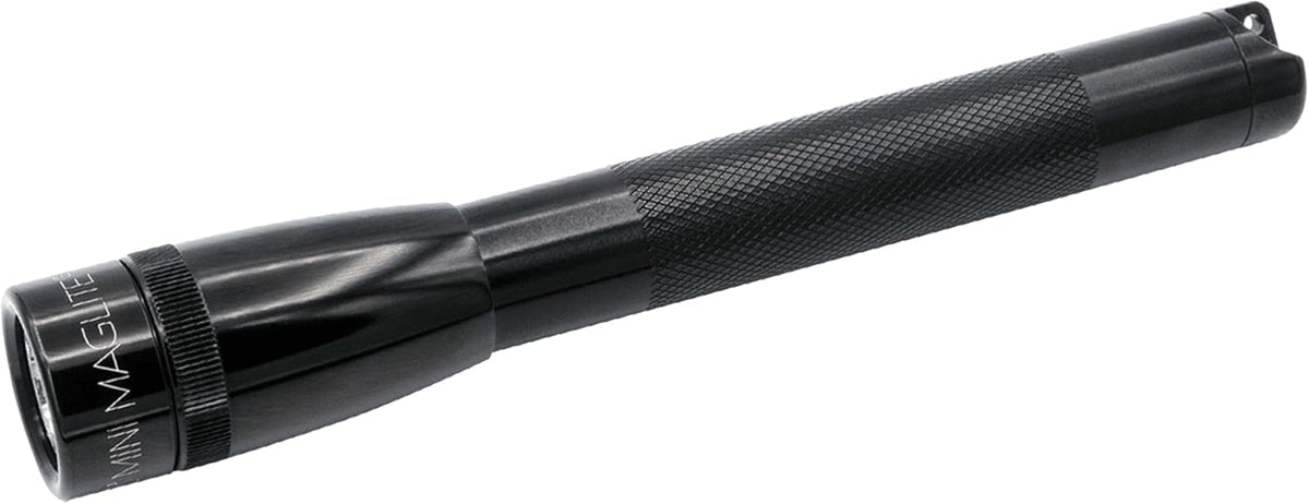 MagLite Mini LED flashlight with a focused beam for outdoor tasks
