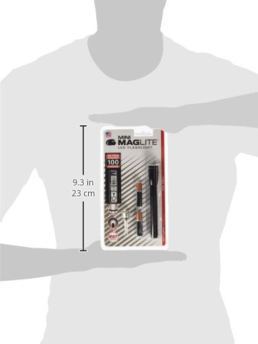 MagLite Mini LED Flashlight IPX7 water resistance supports outdoor use in rain.