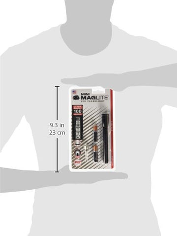 MagLite Mini LED Flashlight IPX7 water resistance supports outdoor use in rain.