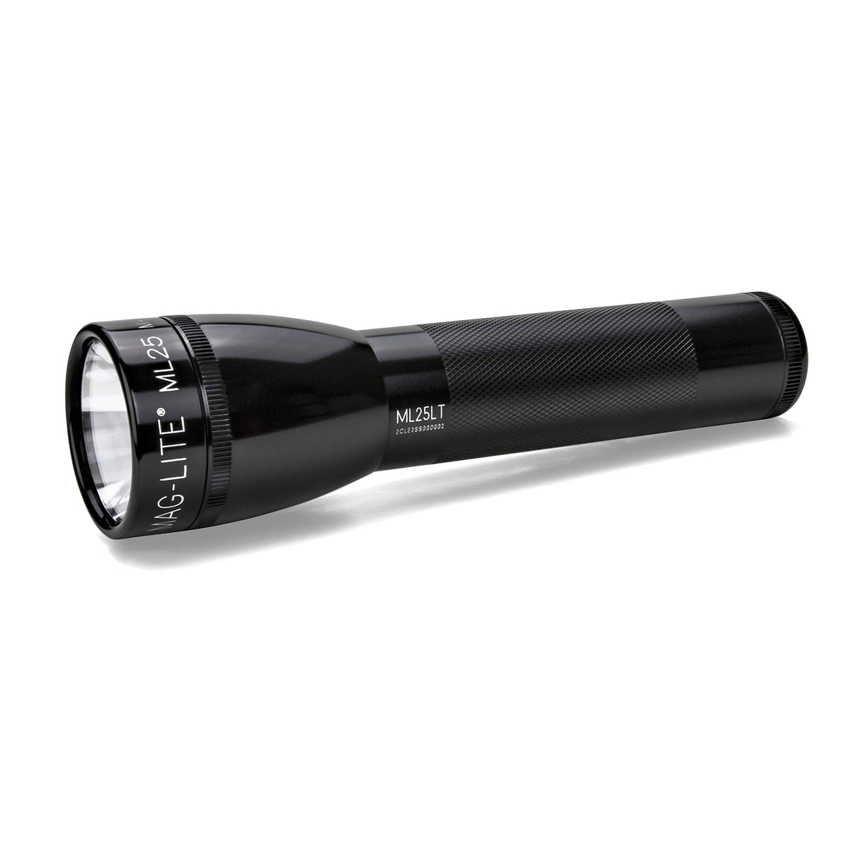 MagLite ML25LT front view with adjustable beam for versatile lighting.
