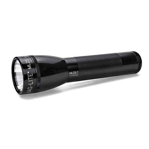MagLite ML25LT front view with adjustable beam for versatile lighting.