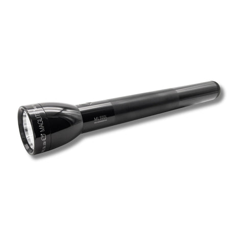 MagLite ML300L adjustable focus demonstrates spot-to-flood versatility.