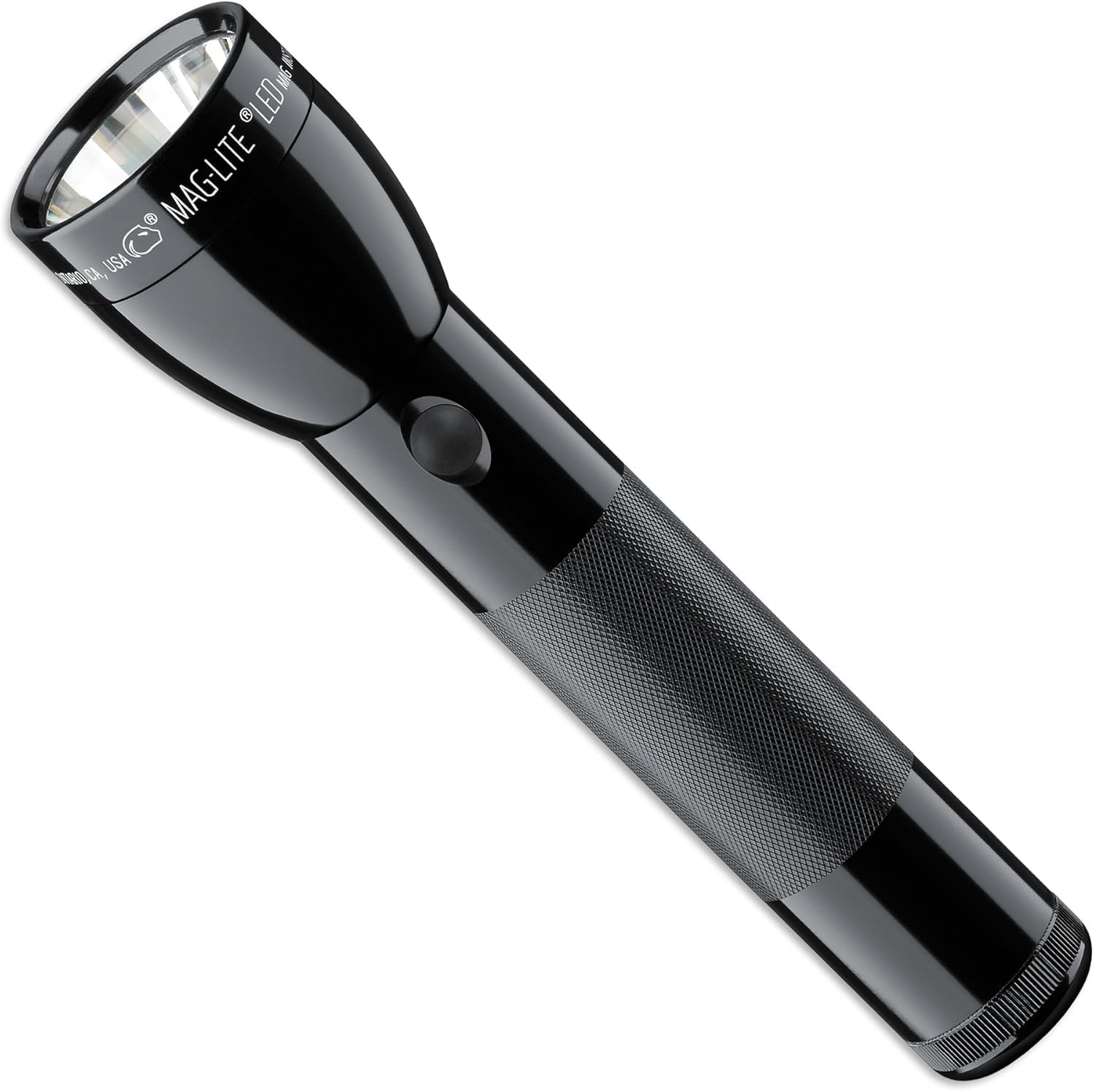 MagLite ML300L front view illustrates rugged, reliable construction.