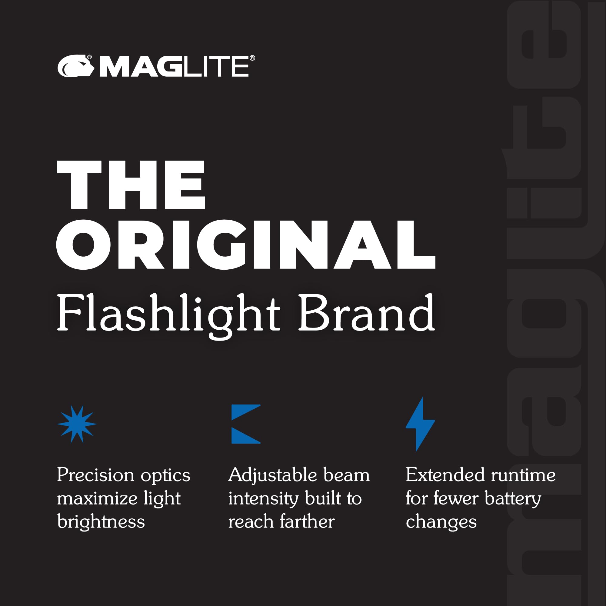 MagLite ML50L durable anodized aluminum construction for rugged environments.