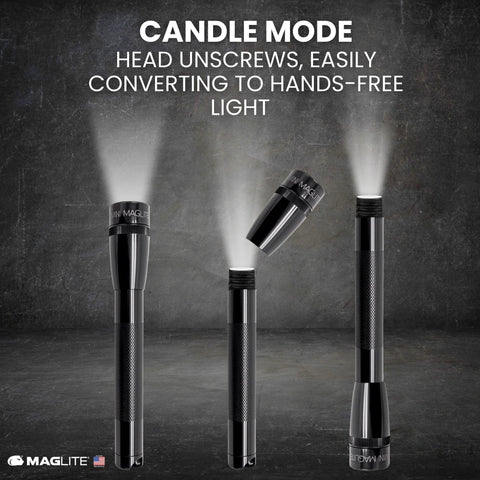 MagLite Pocket clip and lanyard for secure, quick-access carry.