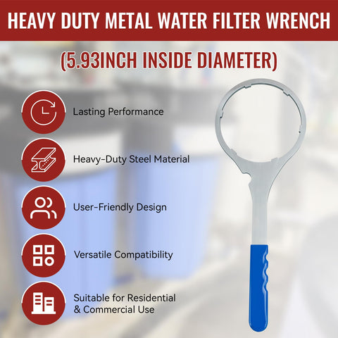 Magluv Culligan compatible wrench suitable for multiple filter housings and brands