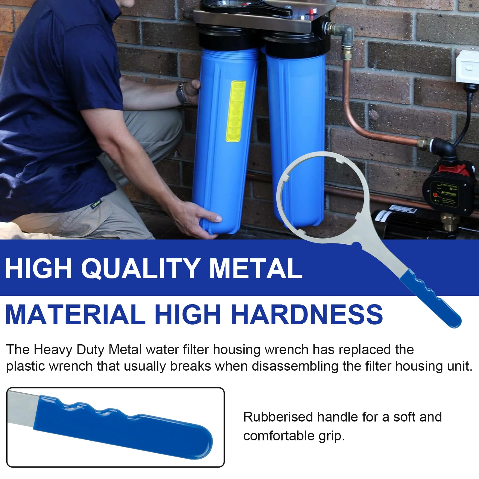 Magluv SPBW-2 supports Big Blue housings for larger filtration setups.