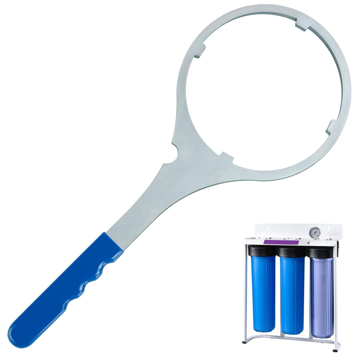 Magluv SPBW-2 wrench with a 6.28-inch ID for firm filter removal.