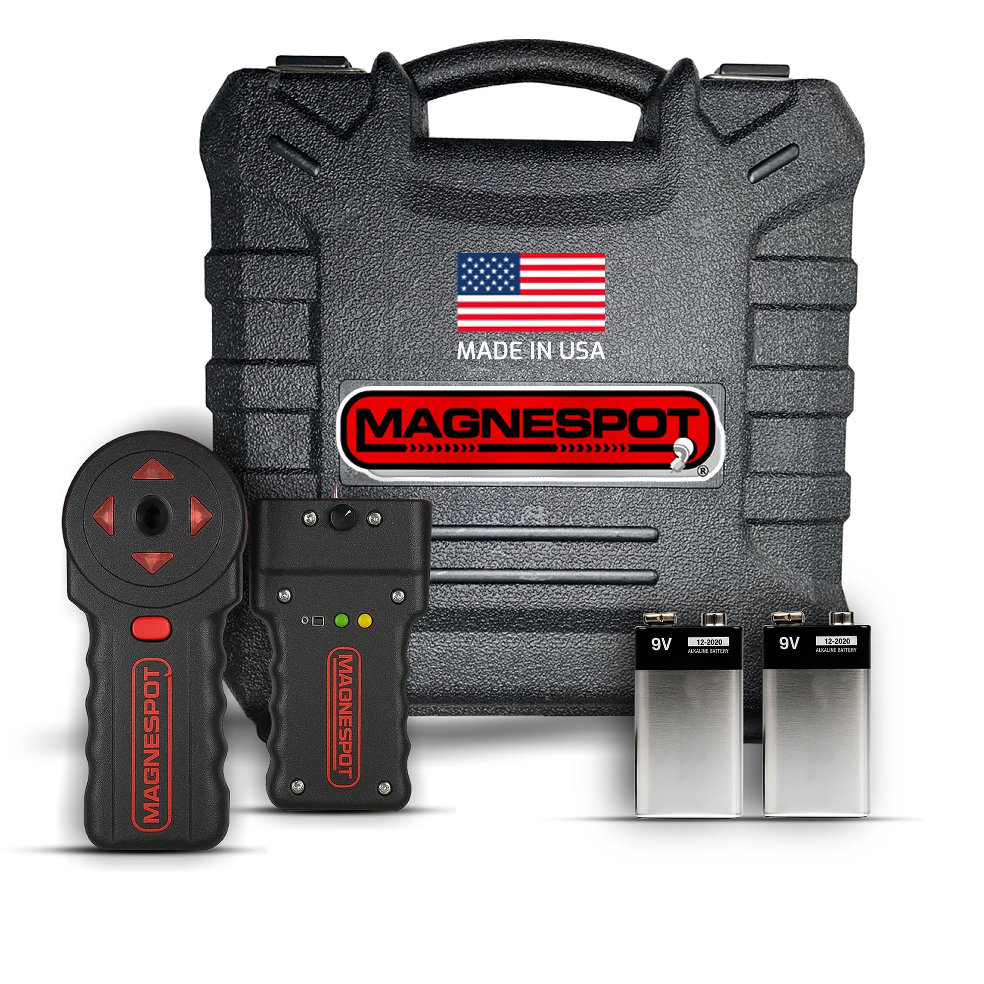Magnepull Magnespot XR1000-K2 transmitter guides precise reference points during drilling.