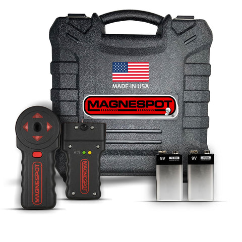 Magnepull Magnespot XR1000-K2 transmitter guides precise reference points during drilling.