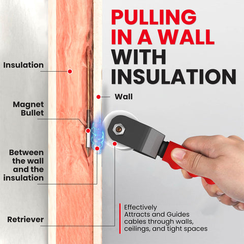 Magnepull XP1000-LC radial magnet design attracting cables through walls