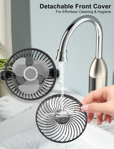 MAGOLFIN cruise fan two-pack ready for travel.