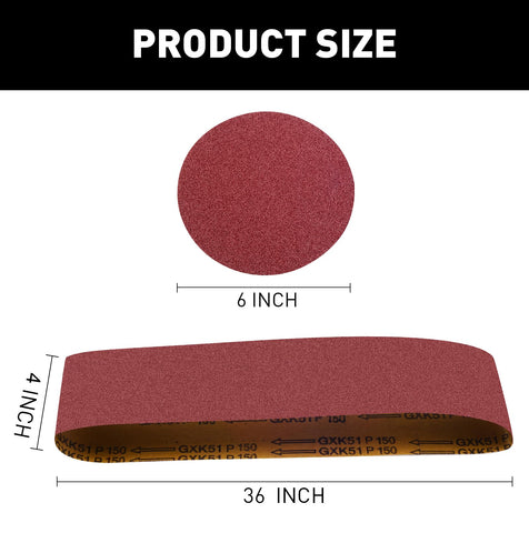 MAGP aluminum oxide belts with open-coat abrasive for a smoother finish.