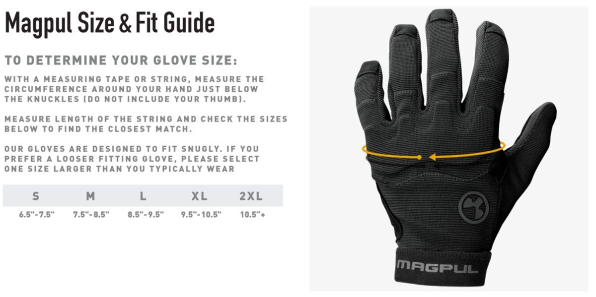 Back-of-hand corded nylon stretch area boosts durability and motion.