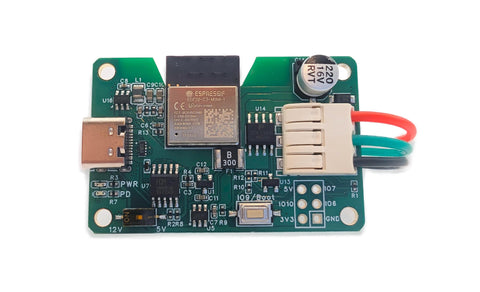 MagWLED Generic Controller PCB for compact installations and easy mounting.