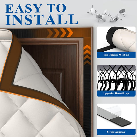 MAGZO beige curtain fits standard doorways for everyday use.