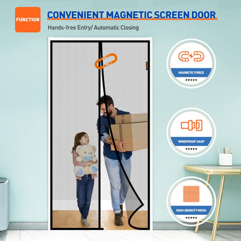 MAGZO pet-friendly mesh enables easy indoor-outdoor access for families