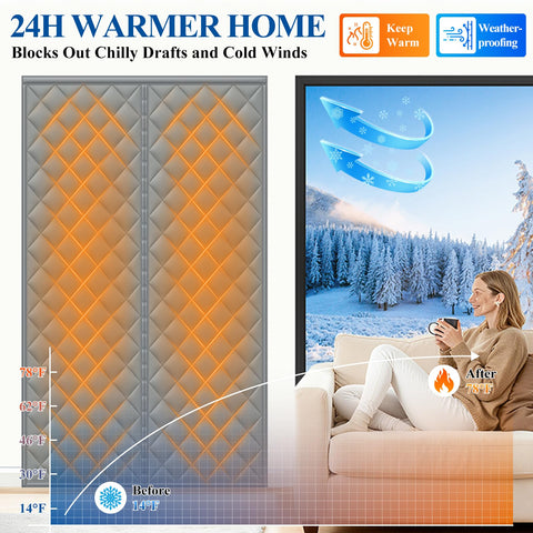 MAGZO thick cotton insulation layer provides softness and draft reduction